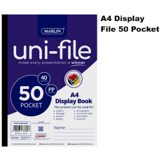 Marlin Uni-file Display Files 50 pocket 